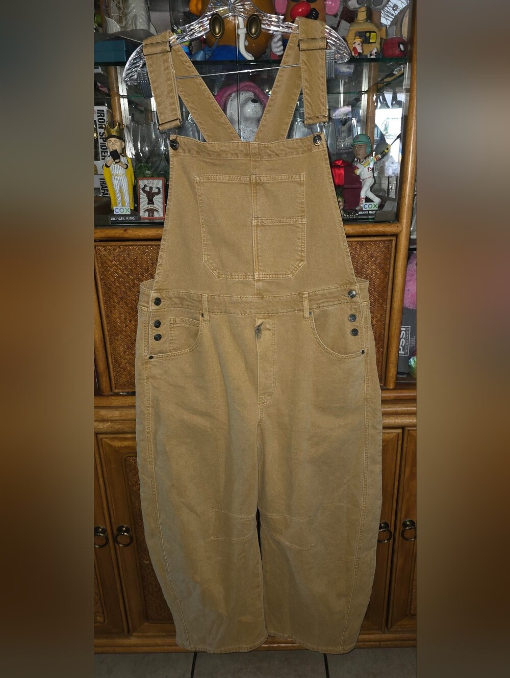 WE THE FREE PEOPLE GOOD LUCK BARREL OVERALLS - Picture 4 of 6